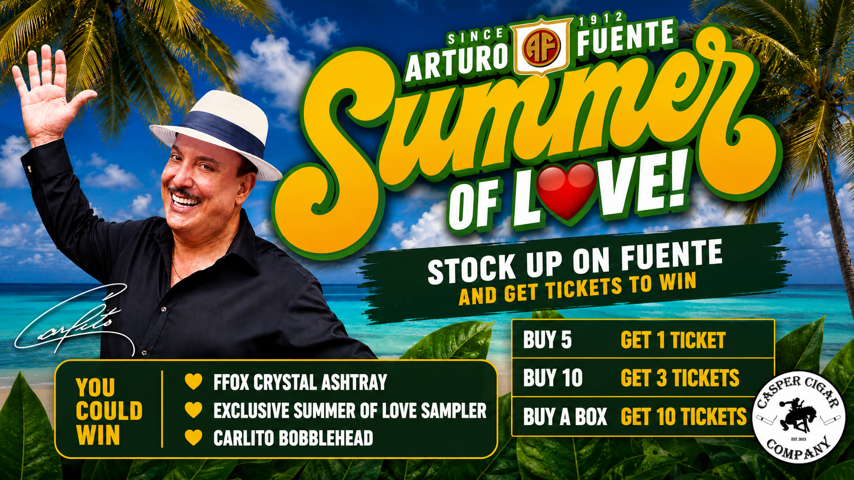 The Arturo Fuente Summer Of Love Begins