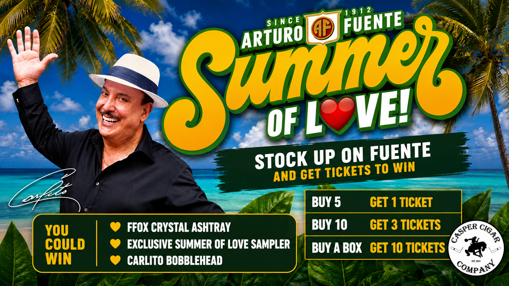 The Arturo Fuente Summer Of Love Begins