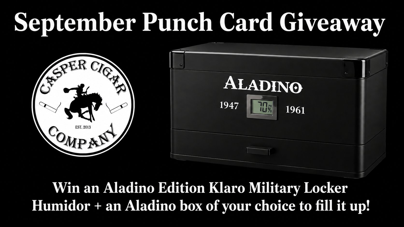September Punch Card Giveaway!