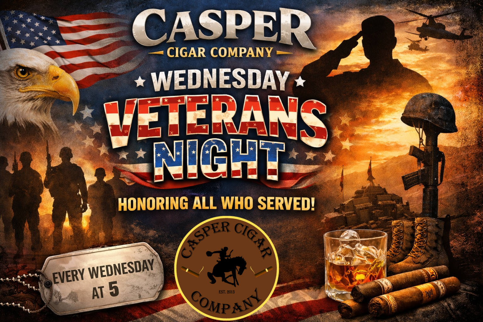 Veterans Night - Every Wednesday