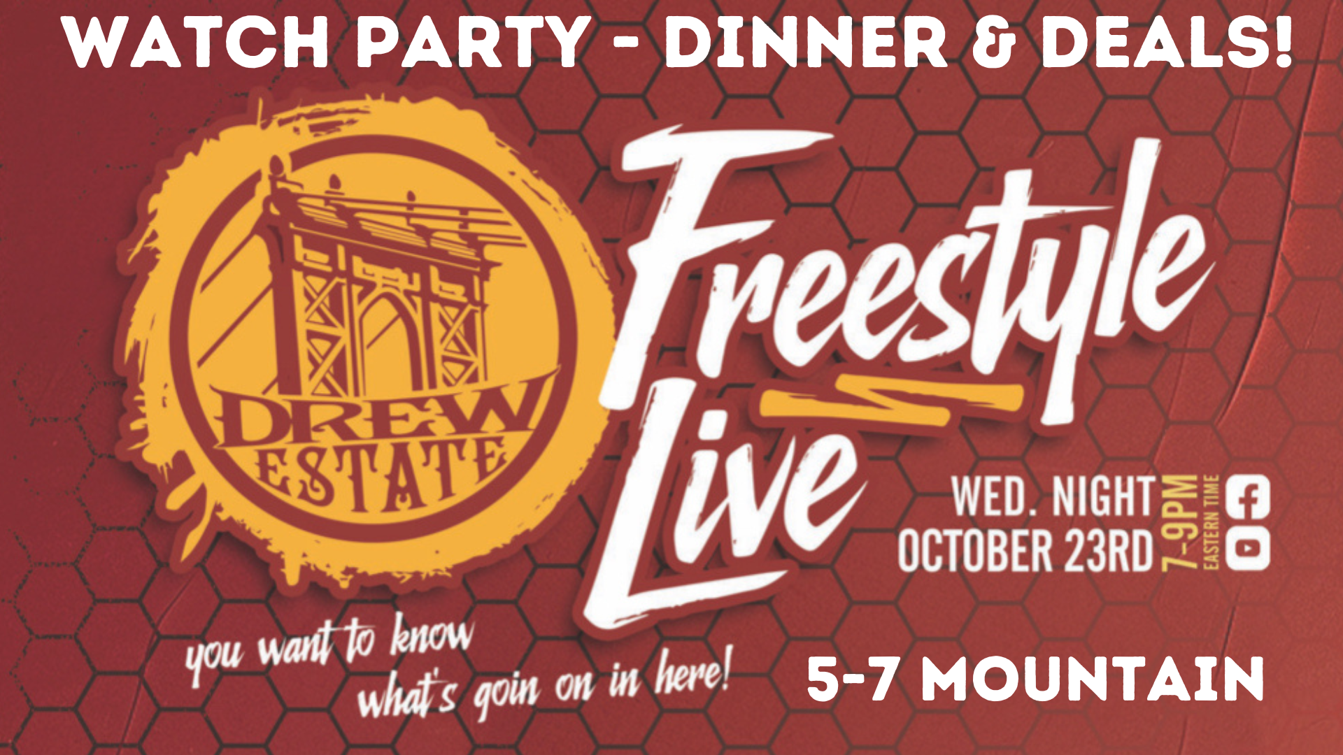Freestyle Live Watch Party - October 23