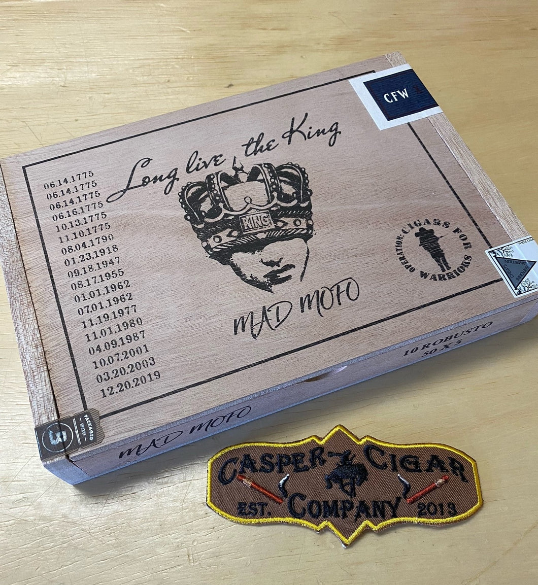 Caldwell + Cigars For Warriors Long Live The King MAD MOFO Box
