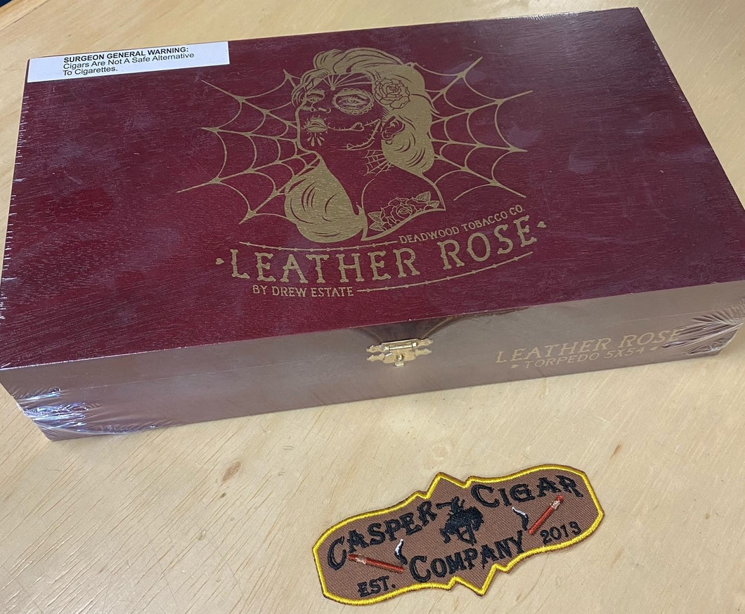 Deadwood Leather Rose Torpedo Box